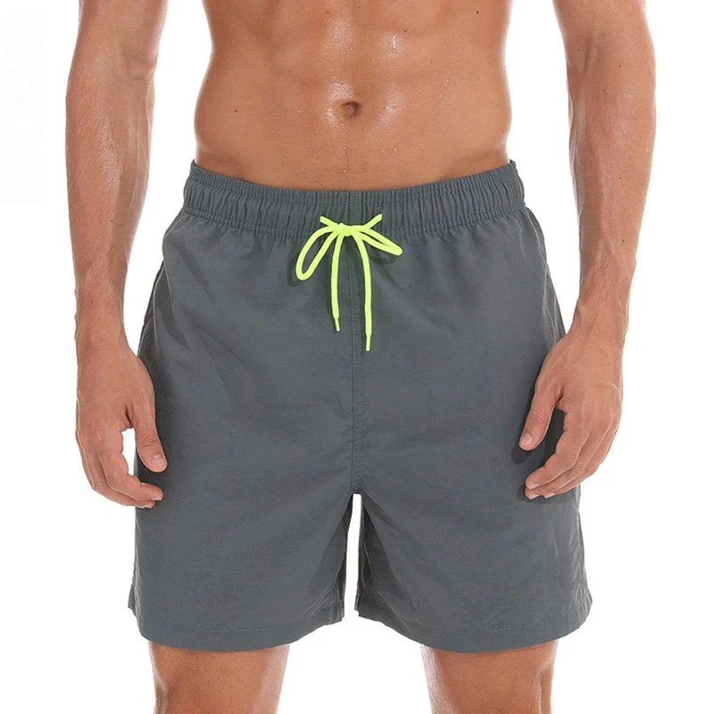 Man Swimwear Swim Shorts Trunks Summer Casual Beach Shorts Swimming Pants Swimsuits Mens Running Sports Surffing Shorts