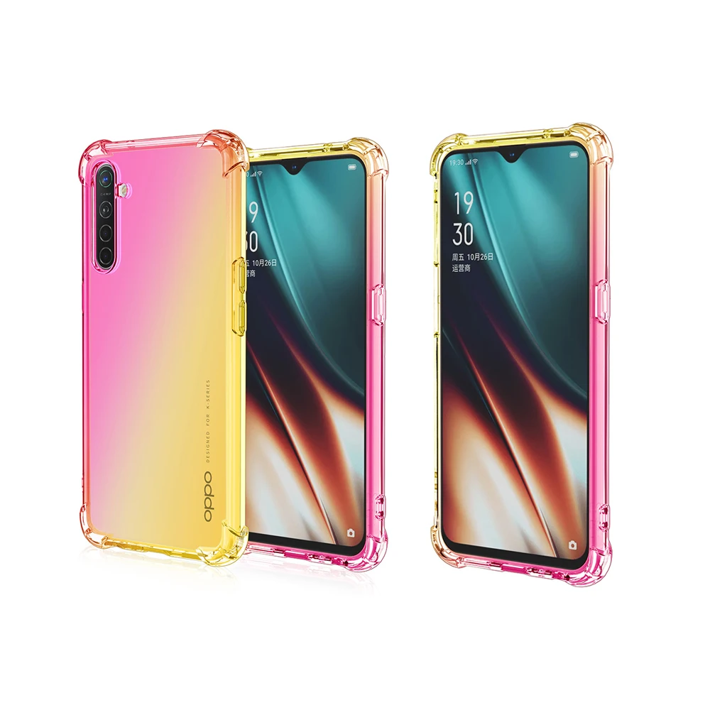 Gradient Case For OPPO Realme X50m 5G 7i 7 Q X50 5G X50 Pro 5G XT X7 5G X7 Pro 5G X3 SuperZoom X 2 Pro Realme 7 Pro Phone Case