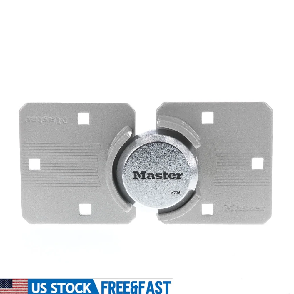 

Навесной замок со скрытой скобой и застежкой высокого уровня, 9-1/16 дюймов, ключ из оцинкованной стали, 5-контактный цилиндр, прочный, устойчивый к атмосферным воздействиям