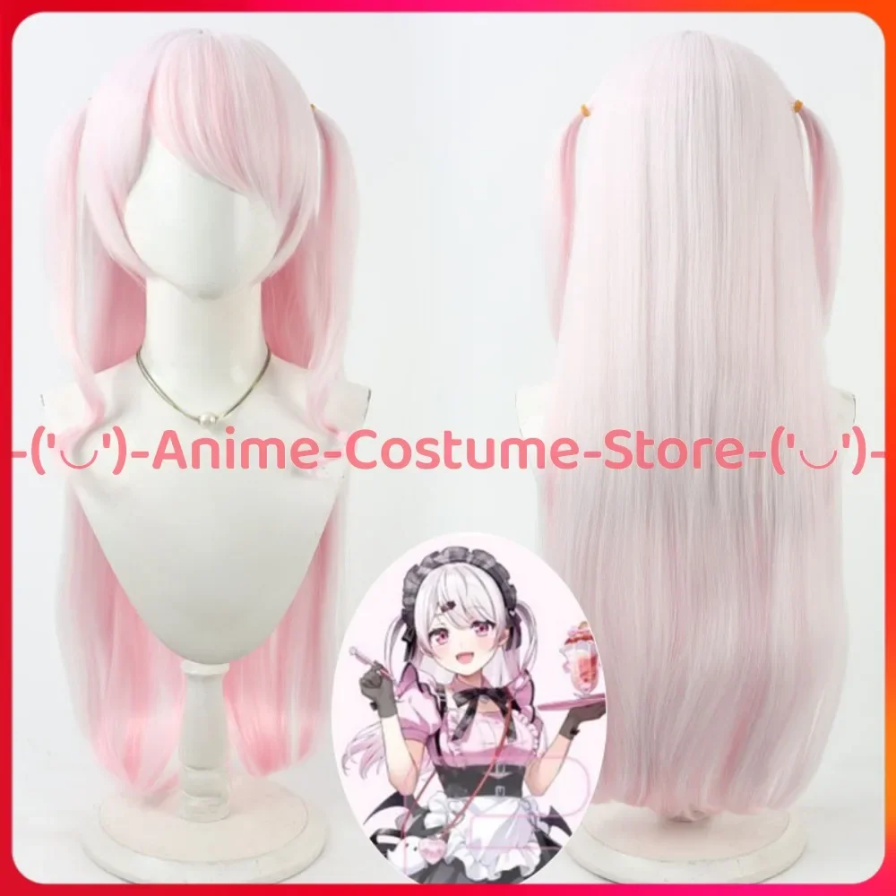NIJISANJI Virtual VTuber Shiina Yuika Cosplay Wig Anime Character Wigs Halloween Carnival Party Costume Prop Synthetic Hair