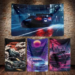 3X5Ft Gtrs 35 Bandeira Poliéster Digital Impressão Car JDM Banner Para Decoração