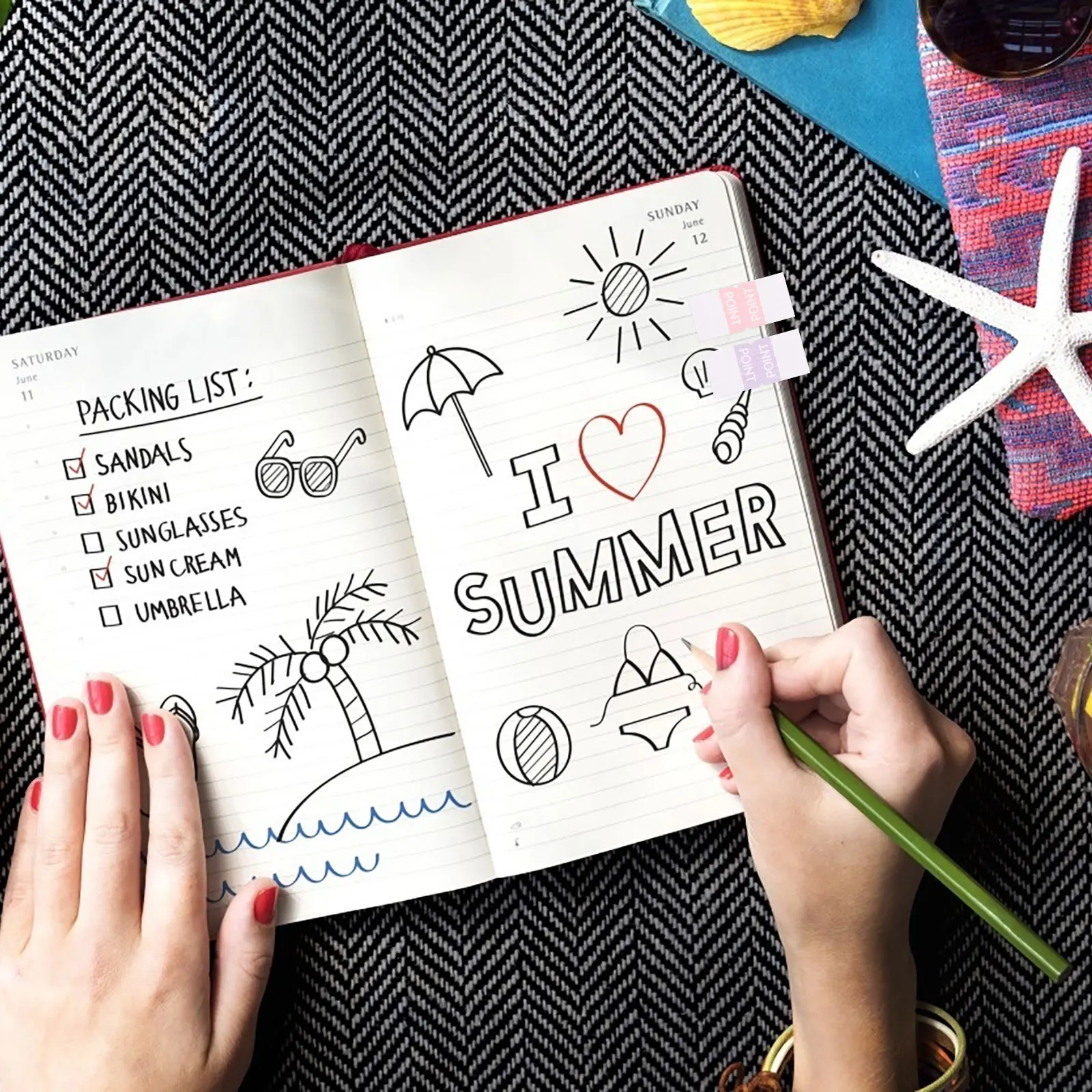 3 أكياس علامات تبويب الصفحات الورقية مجموعة ملصقات علامة ذاتية اللصق للكتب والدفاتر والمكتب والمدرسة تستخدم وسادات مذكرة لاصقة قابلة للكتابة