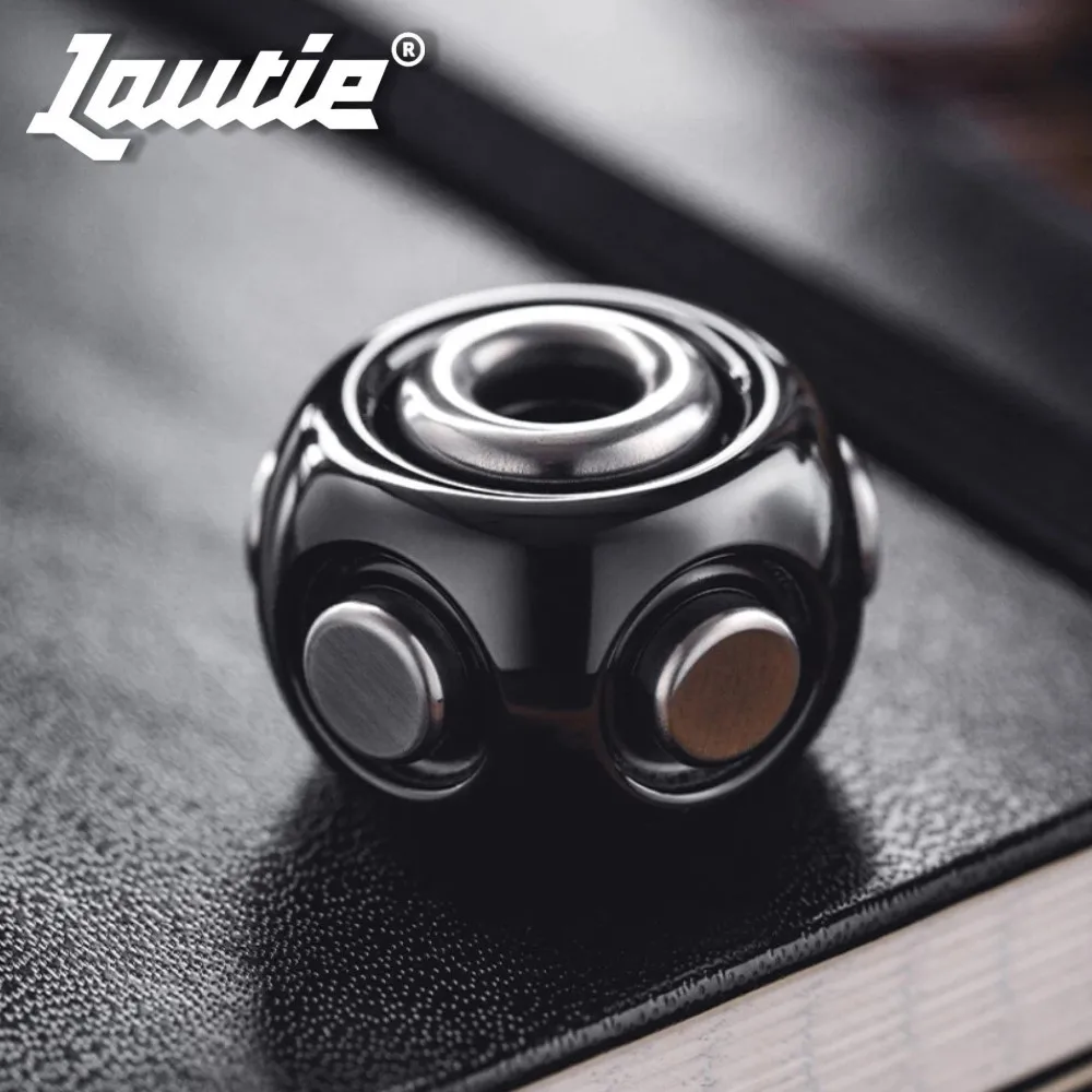 LAUTIE Noiz-Spore Zirc Polished Fidget Spinner Noiz Series Fidget Spinner Anti-Stress Trendy Decompression Toy EDC Necklace