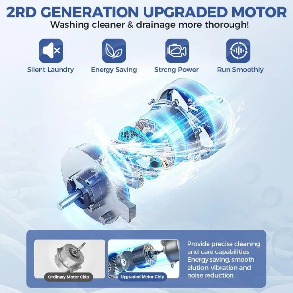 Nictemaw-全自動ポータブル洗濯機,容量17.8lbsの洗浄機,2.4cu。ft。乾燥機と乾燥機。