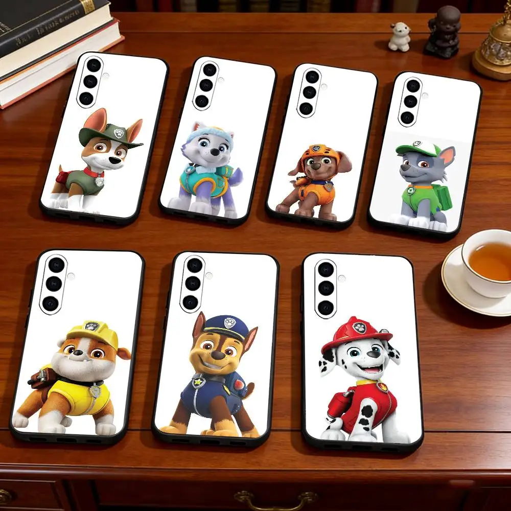 C-Cute cartoon P-PAW Patrol puppies Phone Case For Samsung Galaxy A73,A72,A71,A70,A53,A52,A51,Others Soft Black Cover