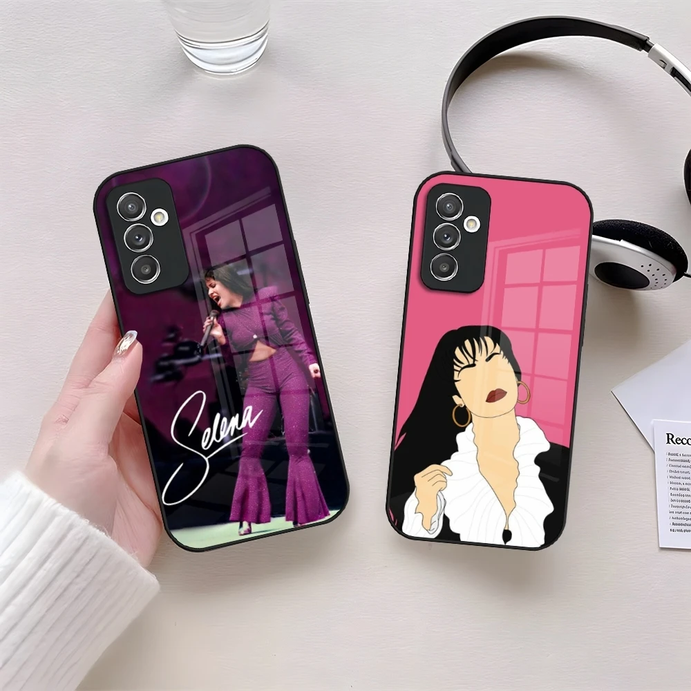 Selena Quintanilla Phone Case Glass for Samsung Galaxy S24 S22 S23 S20 S21 Ultra Fe Plus A24 A52 A34 A54 A53 M54 Coque