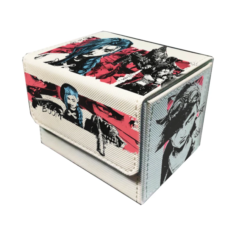 

Diy Self Made Goddess Story Jinxs Card Storage Box Cartoon Jinxs Leather High-End Card Storage Box Anime Cards Gift Toys