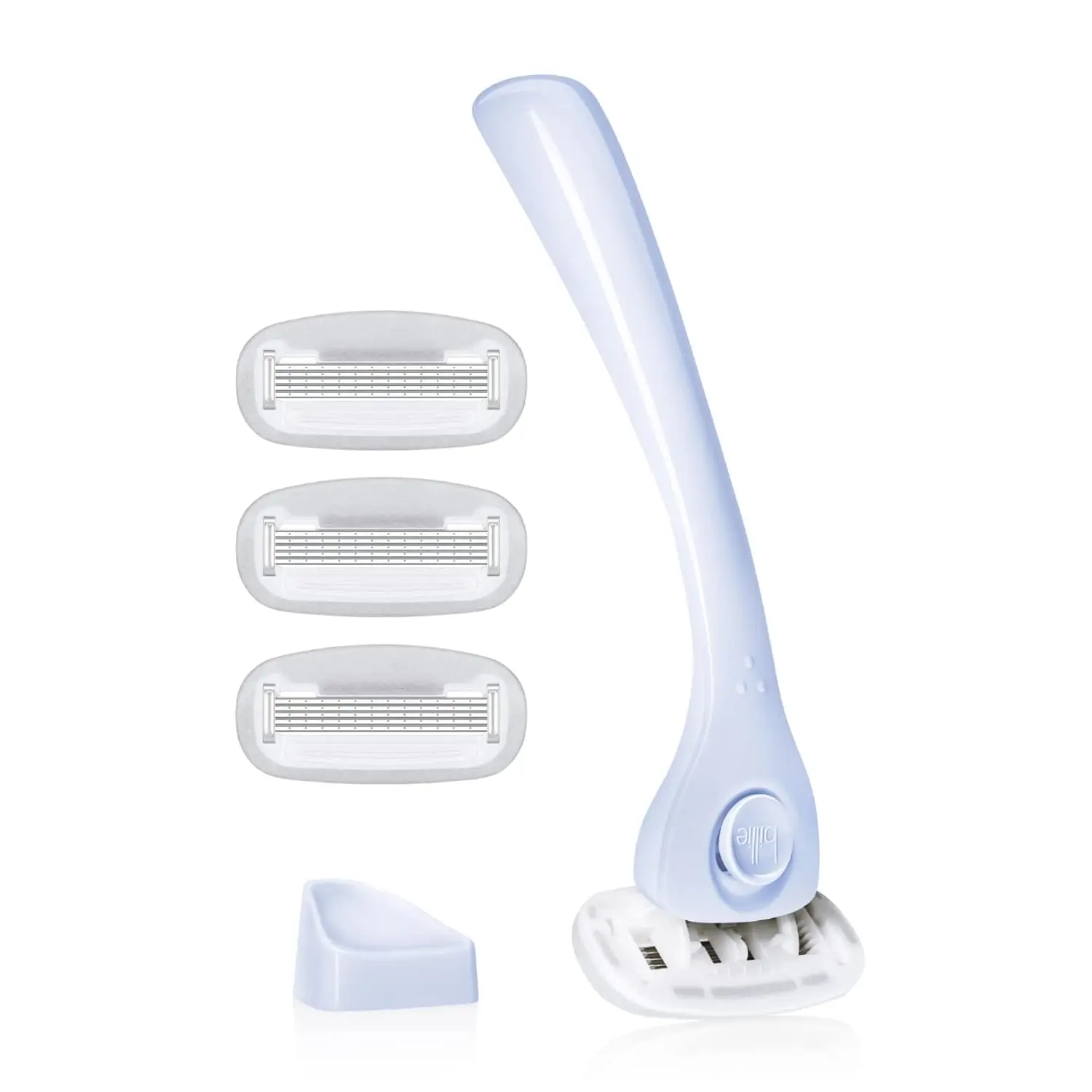 Womens Shave Kit with Ergonomic Razor and Refills