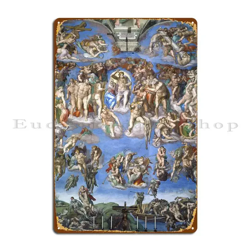 Last Judgement Metal Signs Customized Living Room Decoration Designing Wall Decor Tin Sign Poster