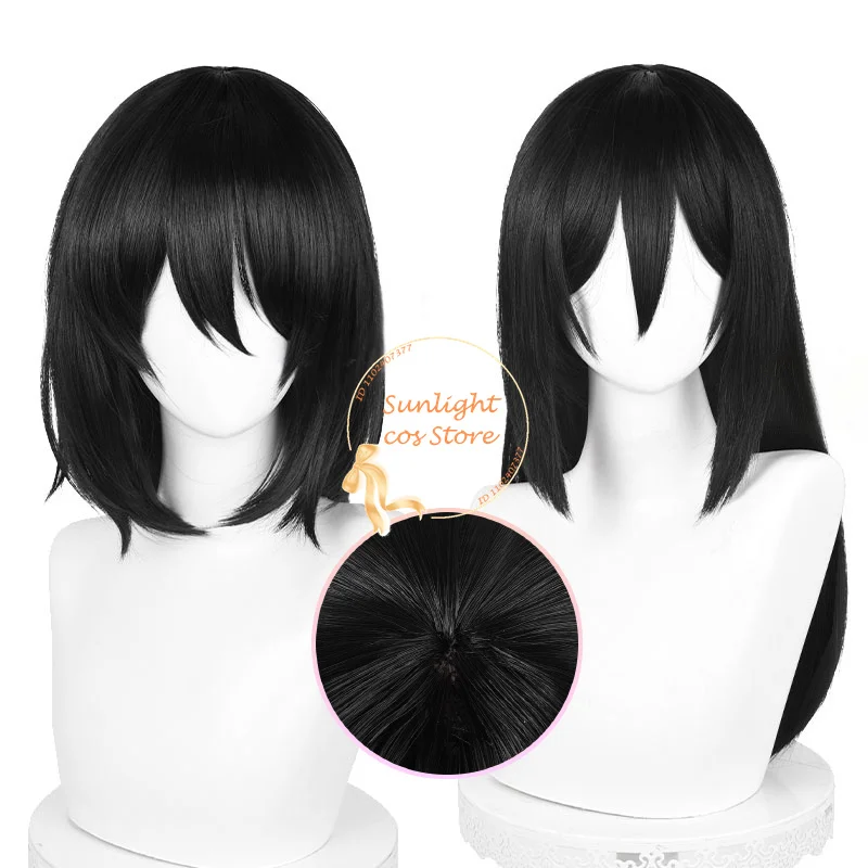 

Anime Titan Mikasa Ackerman Cosplay Wig Black Women Mikasa Wigs Heat Resistant Synthetic Hair Halloween Party Wigs + Wig Cap
