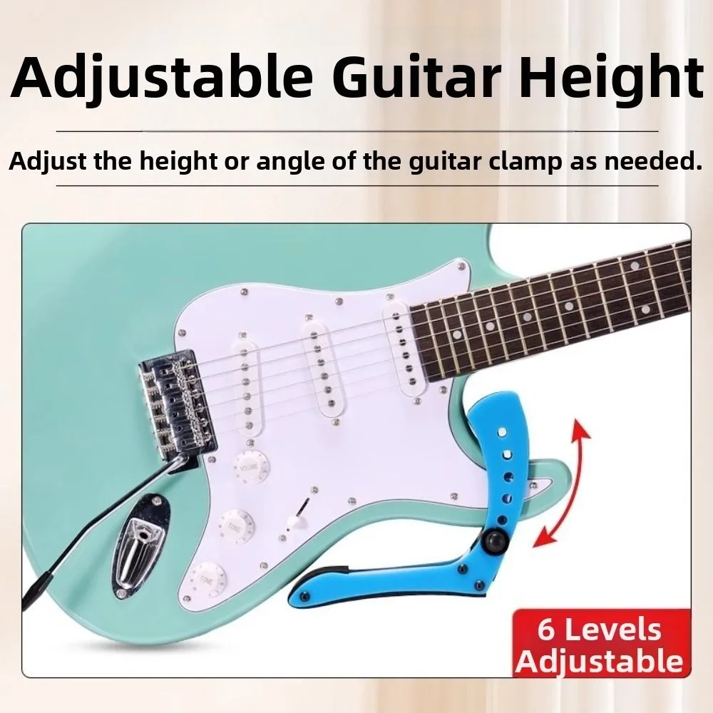 Practical Adjustable Guitar Leg Rest Anti Slip Labor-saving Guitar Holder Portable Wear Resist Guitar Accessories Guitar Players