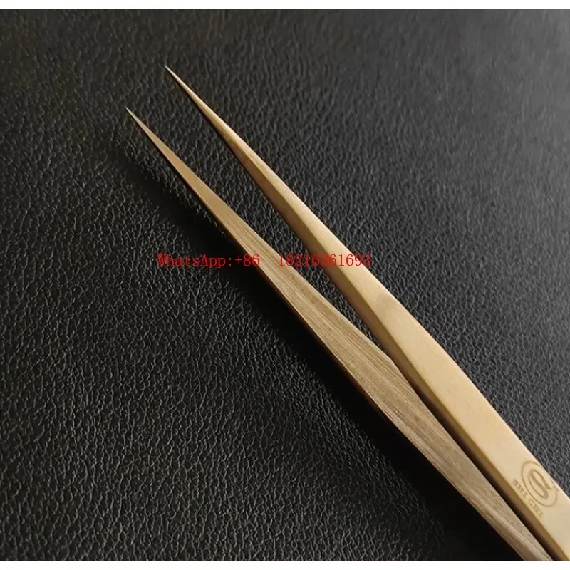 Equipped with Very Fine Hands, Suitable for Watch Repair Tools, Precision Brass Tweezers, Hand Polished Non-magnetic