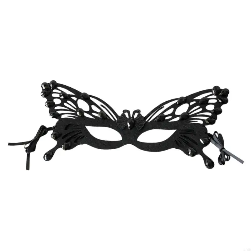 Delicate Feathered And Flower Mask For Festive Occasion And Performances