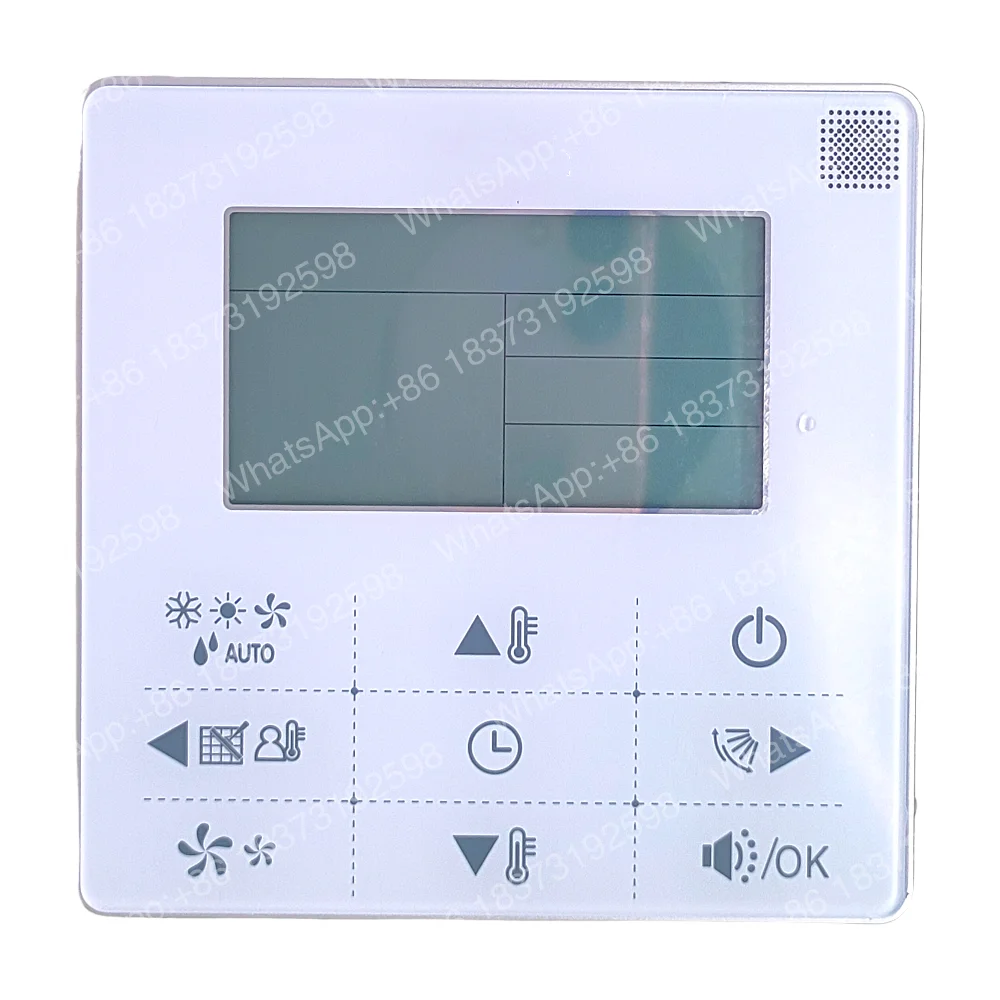 composants-du-controleur-filaire-du-panneau-de-commande-de-climatisation-midea-kjr-29a-kjr-29b-bk-kjr-29b1-bk-e