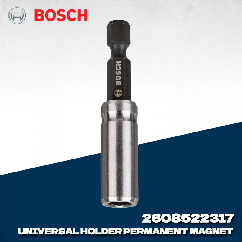 

BOSCH 2608522317 1 шт. универсальный держатель с постоянным магнитом 10x55 мм шестиугольная ручка универсальные аксессуары для электроинструментов Bosch