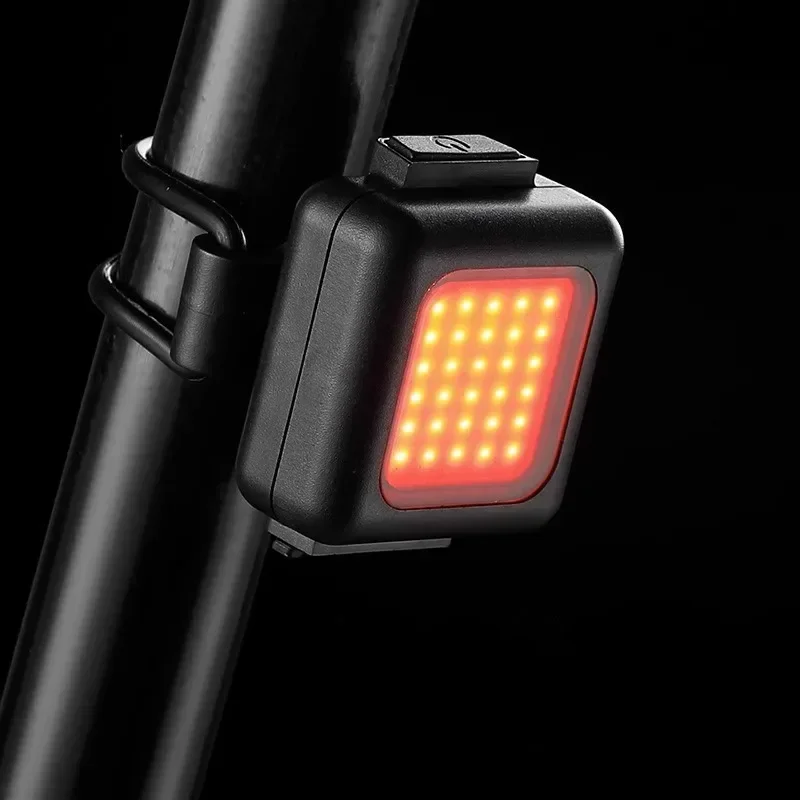 Miniluz LED portátil para bicicleta, luz delantera y trasera con carga USB, fuerte luz para correr de noche, equipo para montar en bicicleta al aire libre, 1 Uds.