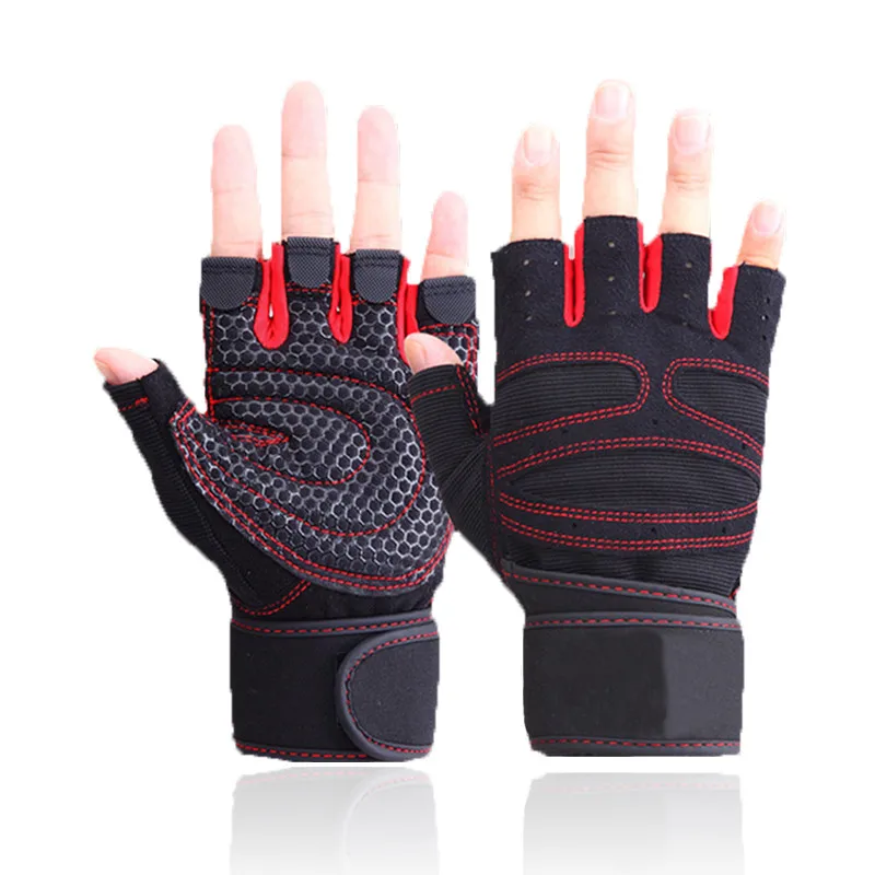 Weight Lifting  Fitness Gloves for Men and Women Gym Cycling Yoga Bodybuilding Training Breathable Anti-slip Half Finger Gloves