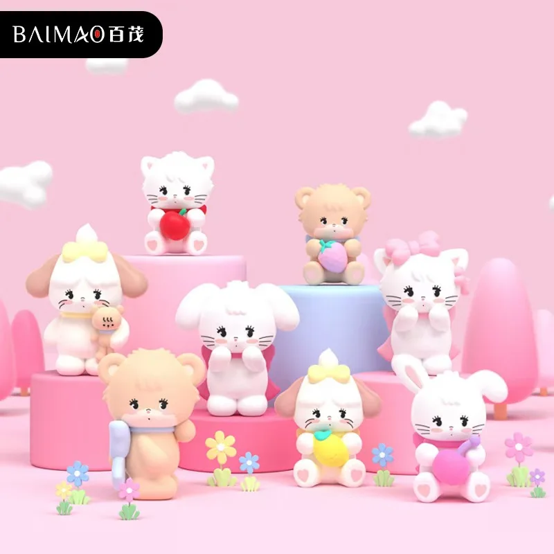 Mikko صندوق أعمى حلم سلسلة شخصية أنيمي Kawaii الكرتون الإبداعية سطح المكتب الملحقات لطيف دمية نموذج الملحقات دمى هدايا