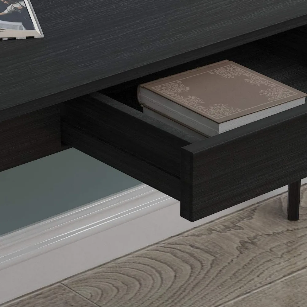 Computer Desk with 2 Drawers, 39” Home Office Desk, Writing Study Working Table for Bedroom.