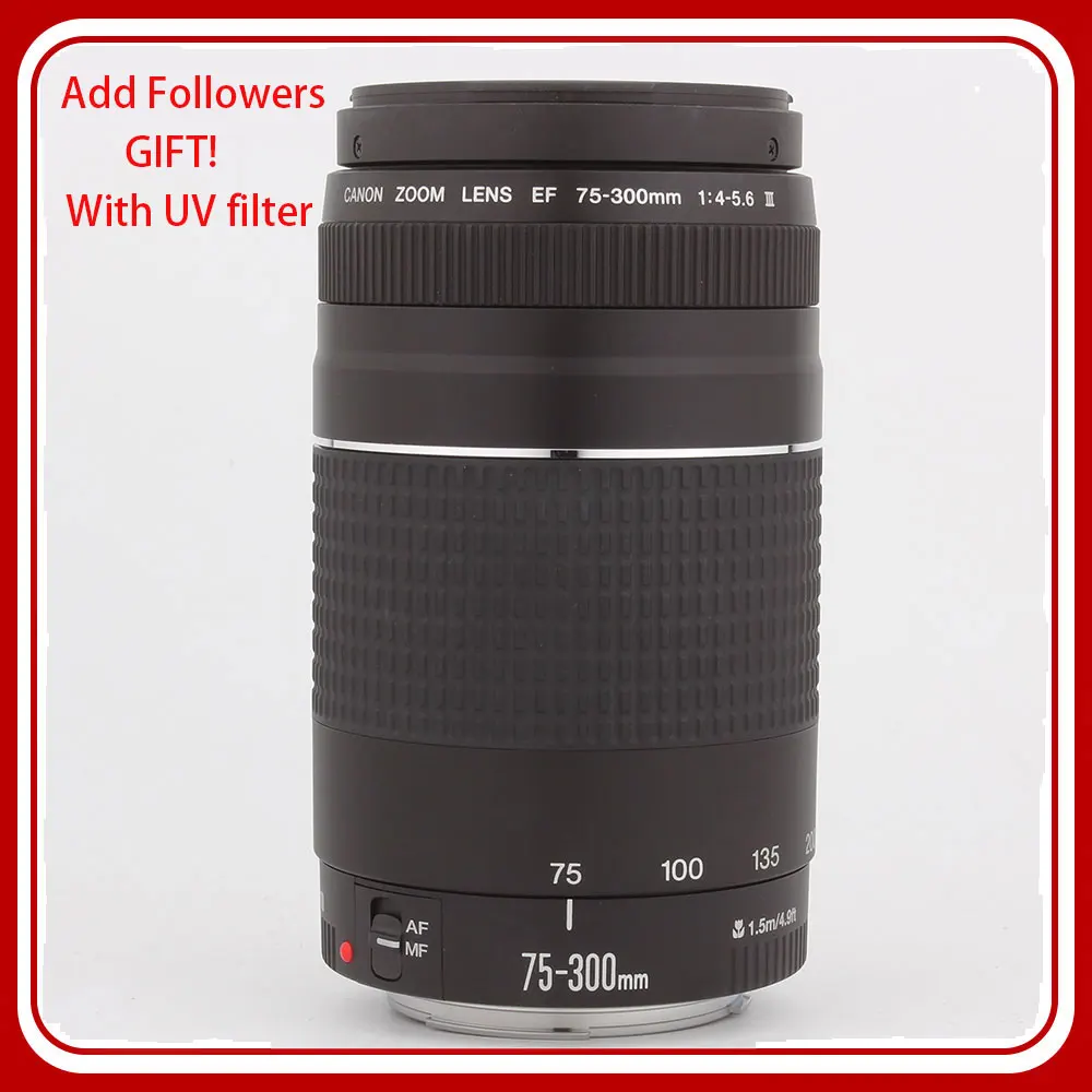 Canon EF 75-300mm F/4-5.6 III Lens