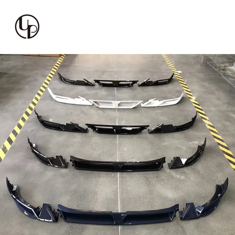 PP Material Front Lip Front Spoiler For X Series X3/X4/X5/X6/X7 M Tech Competition Style Bumper Diffuser