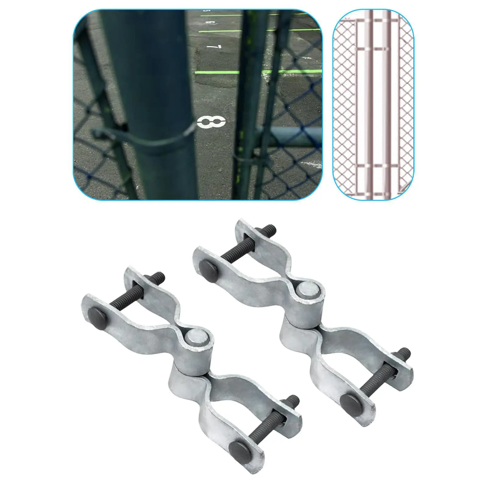 

Петли для ворот из оцинкованной стали, простые в установке, нержавеющие, два комплекта для садового ограждения, рама для ворот 1-3/8 дюйма, 35 мм, садовые принадлежности