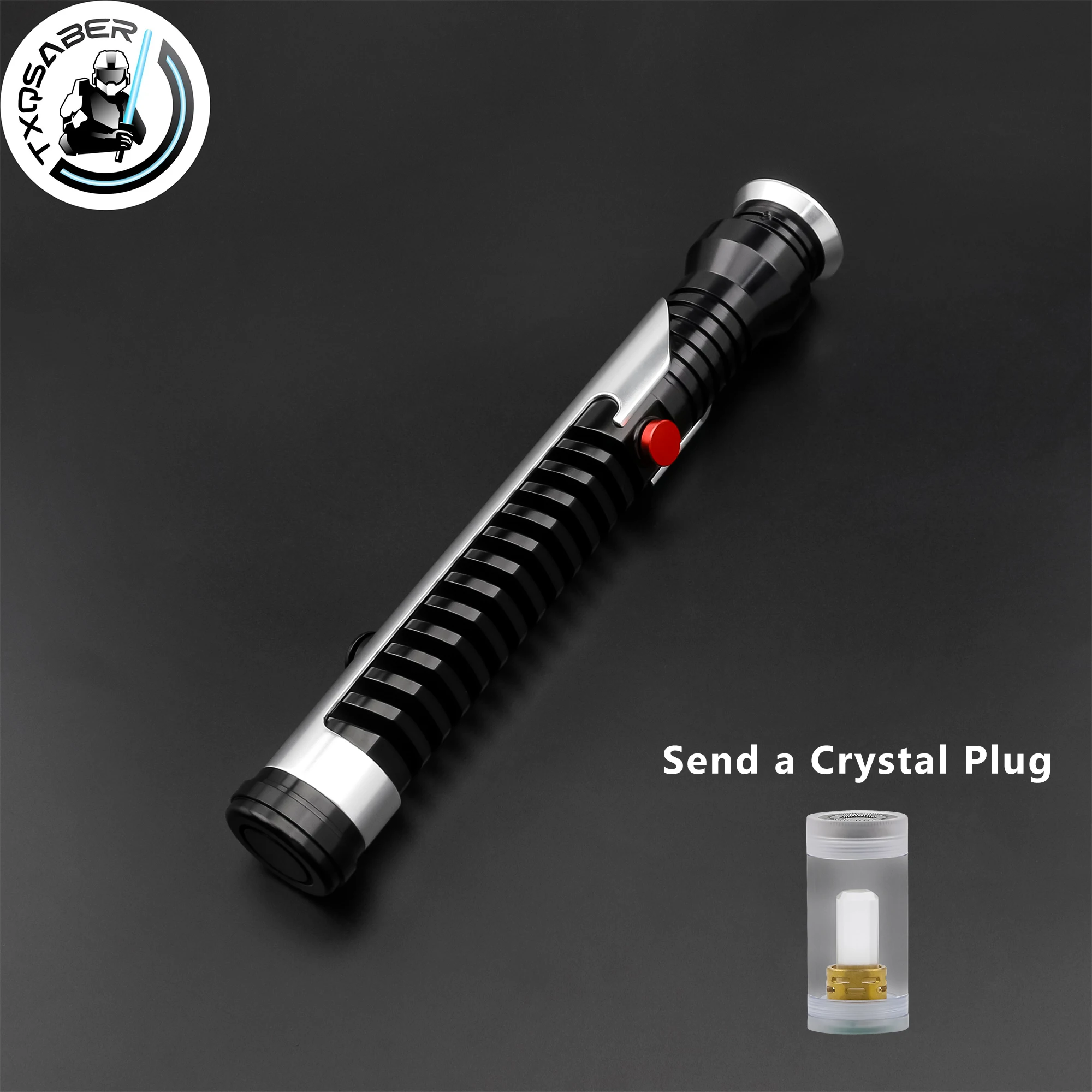 

Реплика светового меча TXQSABER Qui-Gon Jinn без лезвия, SD RGB Pixel, металлическая рукоять, детали светового меча, лазерный меч для взрослых, игрушки для косплея