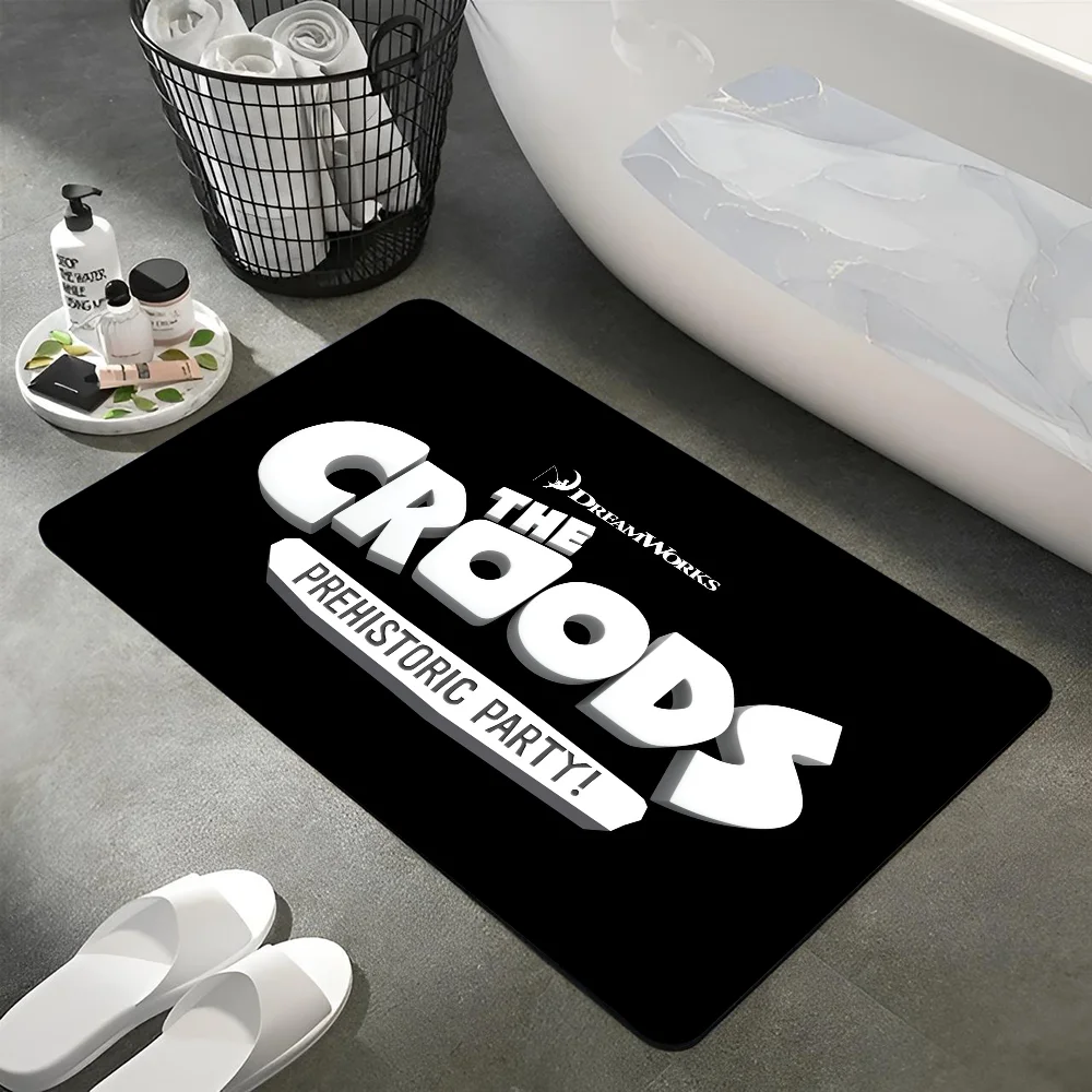 1PC 1PC D-disney The Croods Floor Mat Home Bedroom Kitchen Non-slip Floor Rug, Absorbent Anti-fouling Door Mats