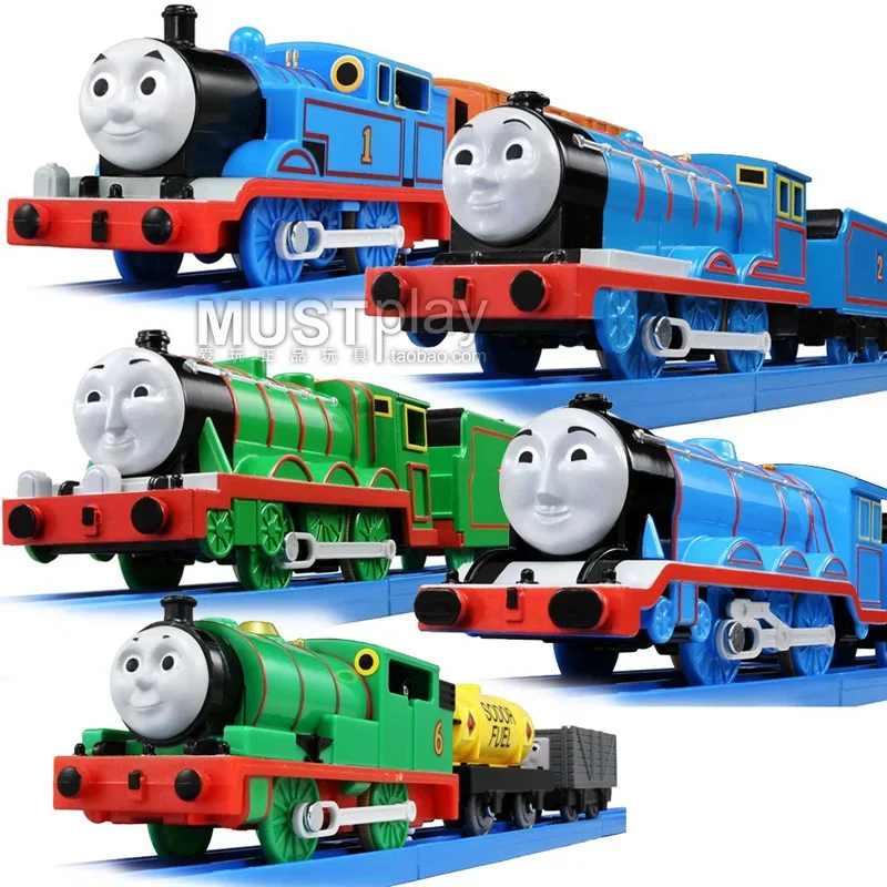 Takara Tomy Thomas and Friends Edward bradley Henry treno elettrico macchinine Set giocattoli per bambini Display statico da 2 a 4 anni