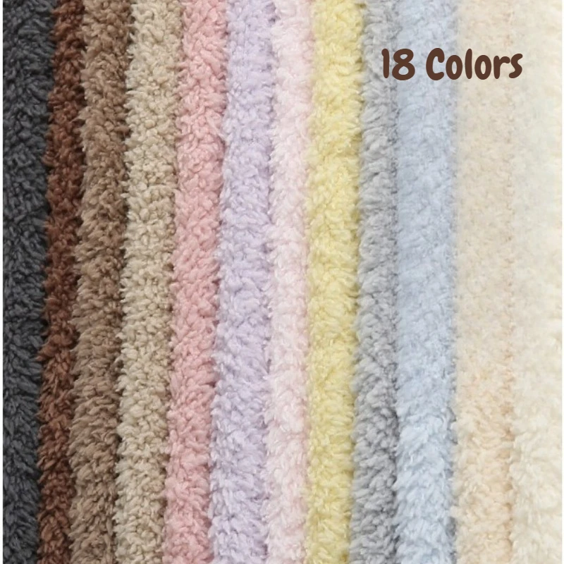 

Мягкая флисовая короткая плюшевая ткань для шитья подкладки одежды, теплые куртки для кукол, кровати для домашних животных, ткани для одежды