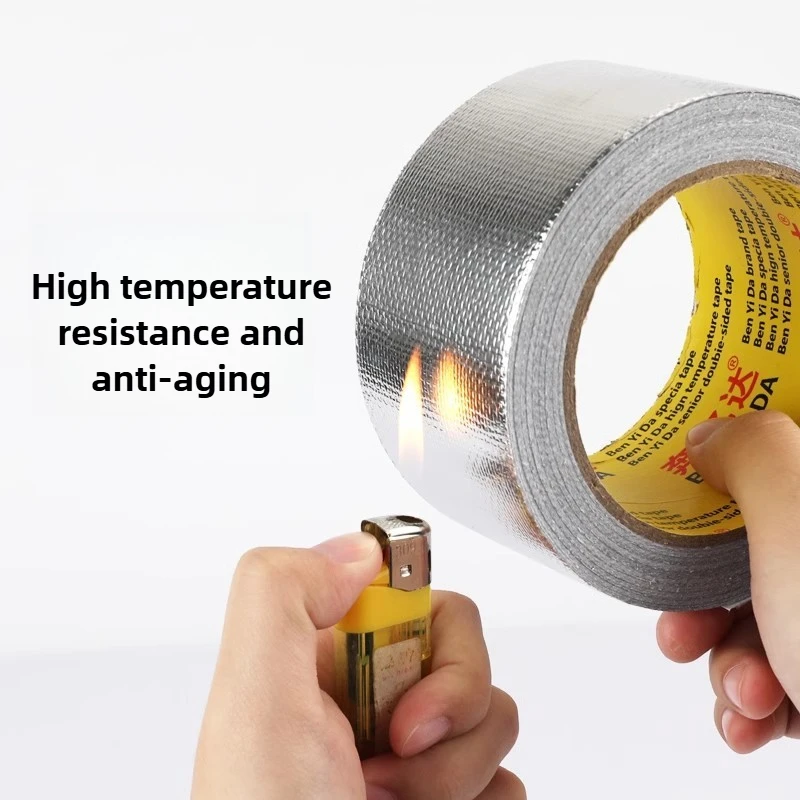 Nastro sigillante impermeabile per la casa Isolamento resistente al calore ad alta temperatura in alluminio per riparazione a prova di perdite di tubi da cucina