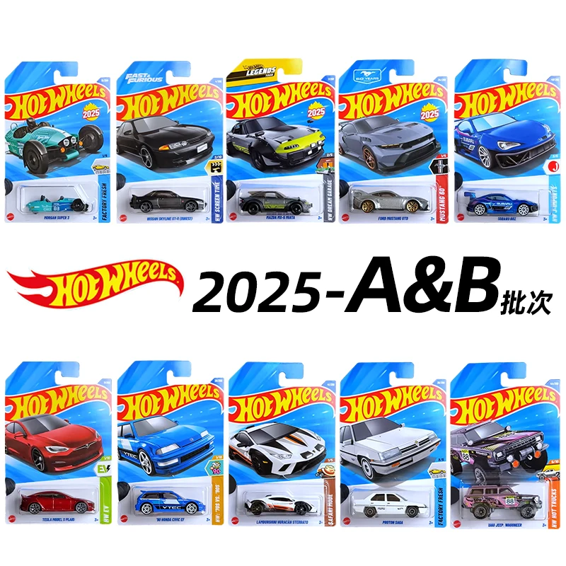 Hot Wheels Car 1:64 Hotwheels Super Mario BRZ STAR WARS Lamborghini R35 Porsche Tesla M1 Pick-Up Koenigsegg and More for Boys