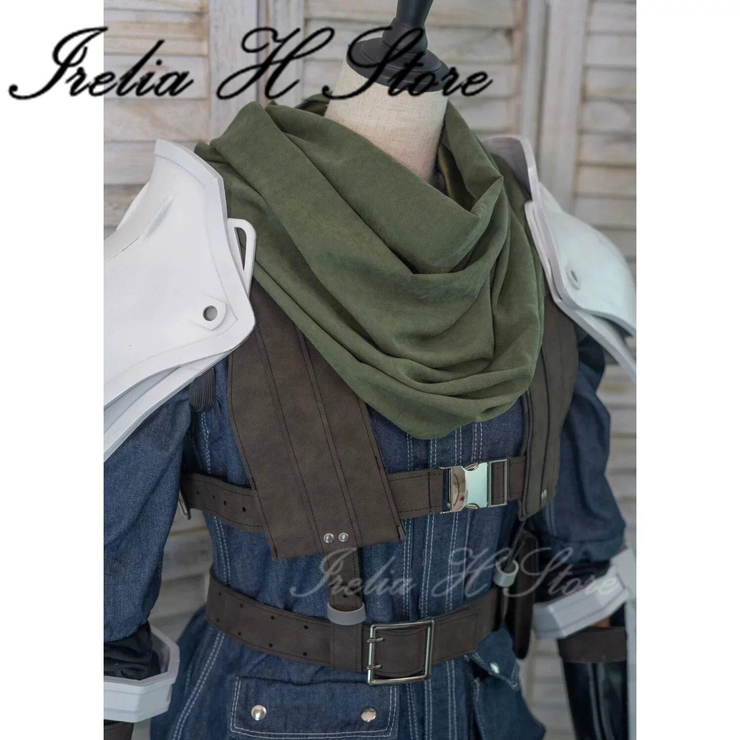 Irelia H Store Cloud Final Fantasy VII Cloud Strife Cosplay costume Shinra soldiers set can custom made Game suit