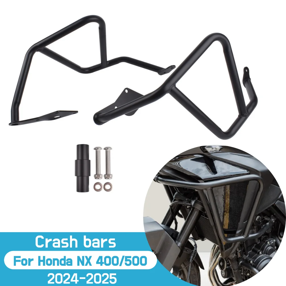 

For Honda NX 500 400 2024 2025 NX500 NX400 Crash Bars Engine Guard Upper Frame Bumper Falling Protector Motorcycle Accessories