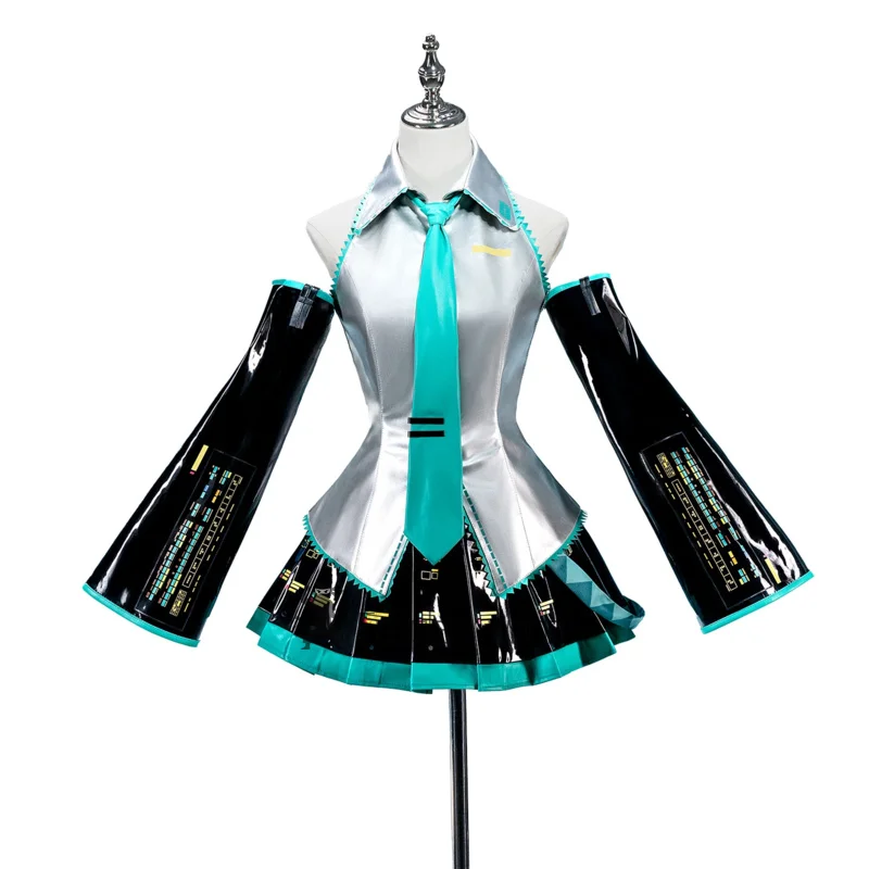 

Mikuu Cosplay Anime Costume Women Cute Short JK Dress Formula Suits Christmas Carnival Party Comic Con Set