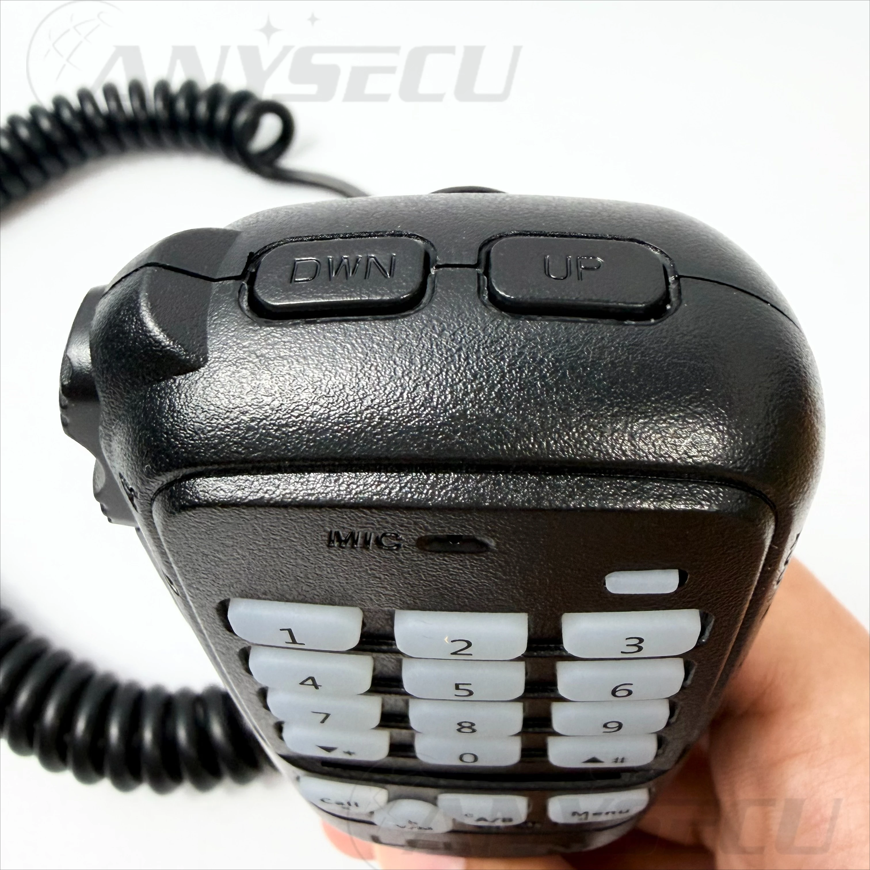 WV-898SP DTMF Mobile Radio Microphone Speaker Mic with Keypad for VV-898SV VV-808 Car Radio 25W Durable Handheld PTT Mic Black