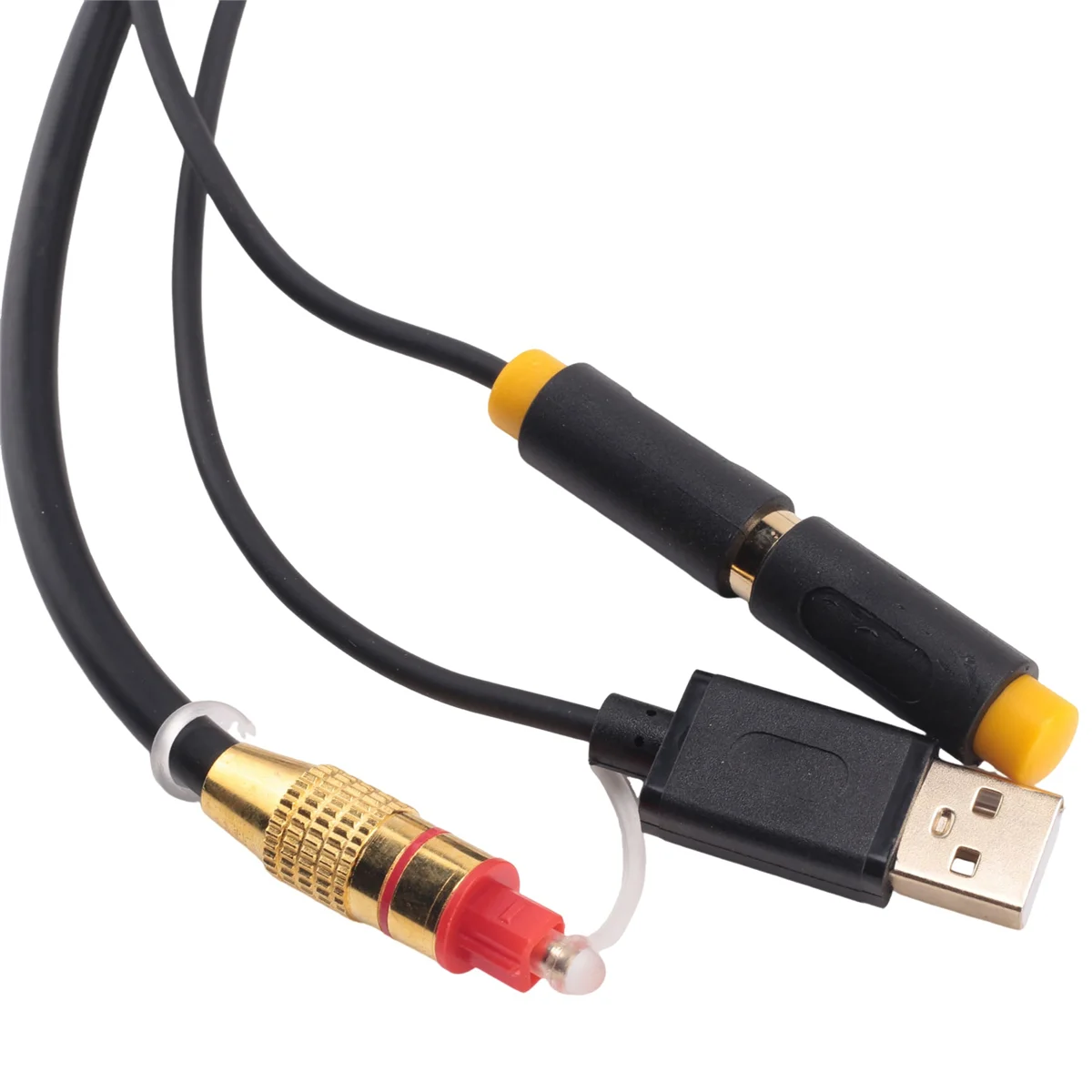 كابل تحويل صوت رقمي إلى تناظري ، كابل صوت ستريو لـ HDTV ، دي في دي ، هاتف ، سماعة رأس 2RCA ، من من من من من ، جاك ،