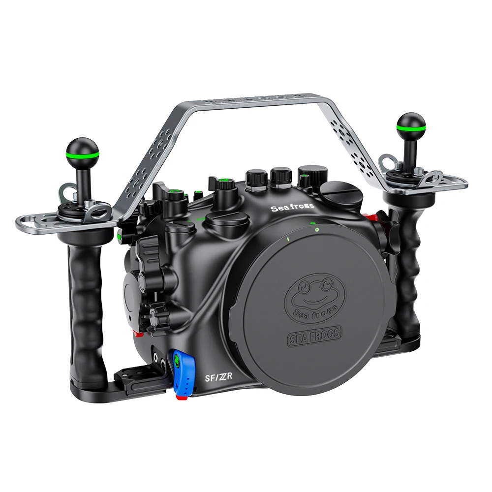 Seafrogs SF13005 Professional Aluminum Alloy 100M/328FT Underwater Camera Housing Body For Nikon ZR Camera