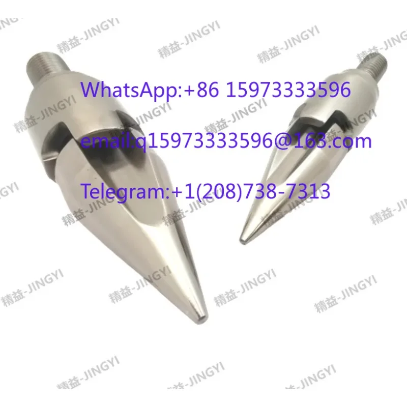 a piece of SKD61 Material Molding Machine Screw Head Rocket Head Small Three-Piece Set Including Reverse Ring Pad