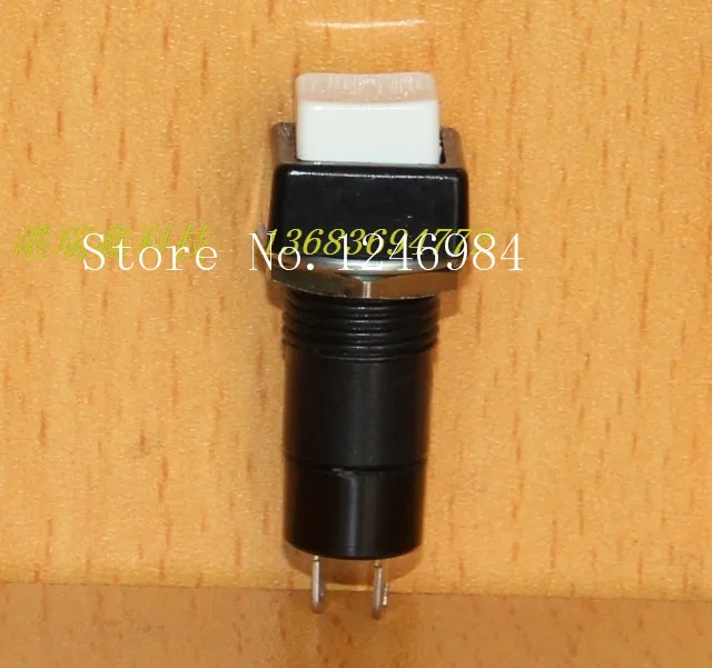 [SA]No trigger lock button switch reset button switch M12 white square PB303B { } overstock--200pcs/lot