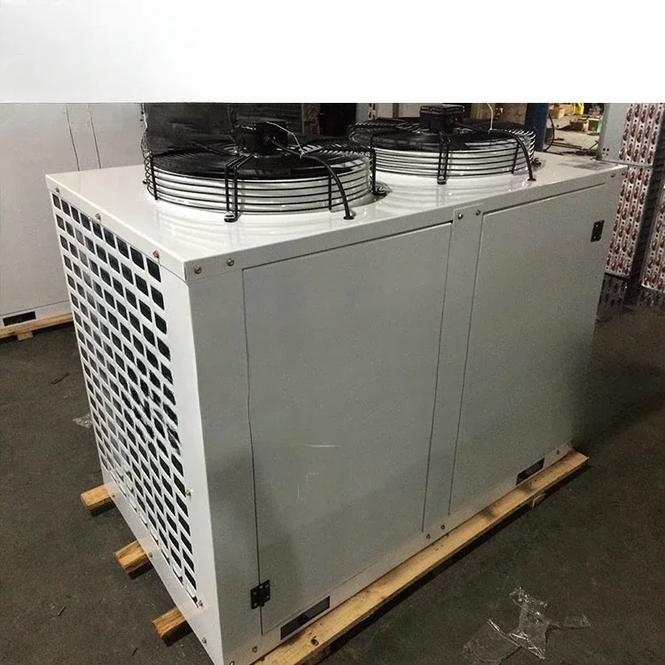 

Air cooled scroll compressor for condensing unit in freezer