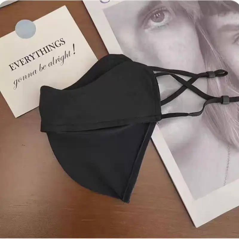 

1Pcs Solid Color Adult Face Shield Ice Silk Sun Protection Driving Face Mask Summer Sunscreen Mask Face Women Sun