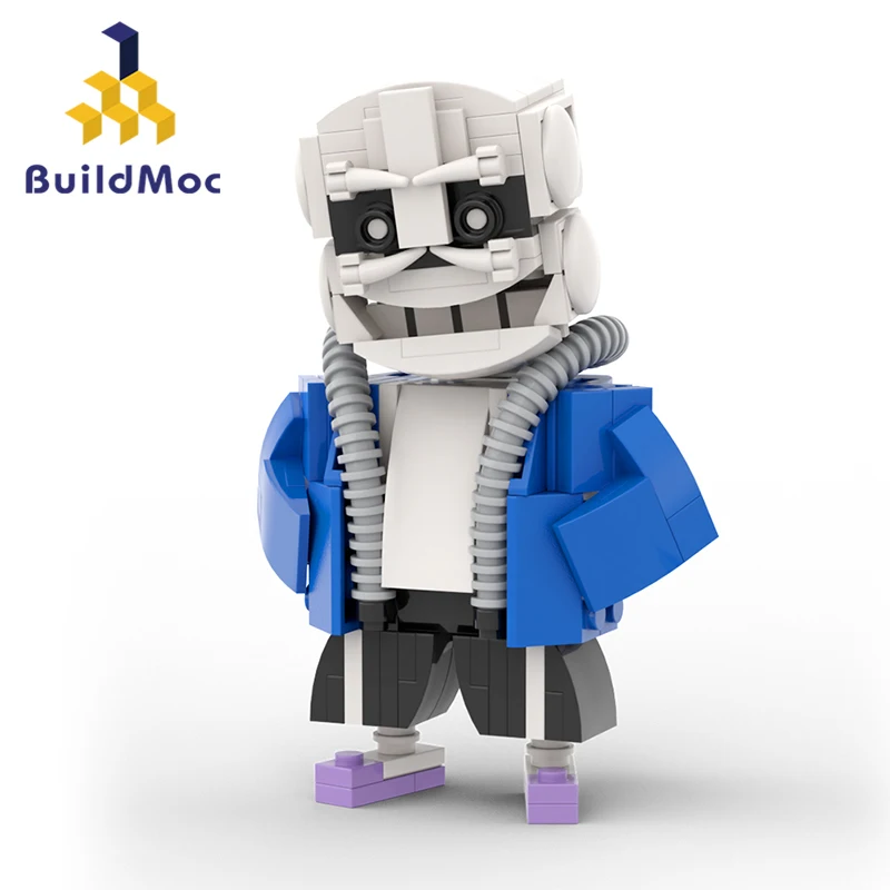 BuildMoc Undertale Skeleton Sans Brothers Building Blocks Flowey And Drunk Bun Brick Game Toy Children Birthday Christmas Gifts