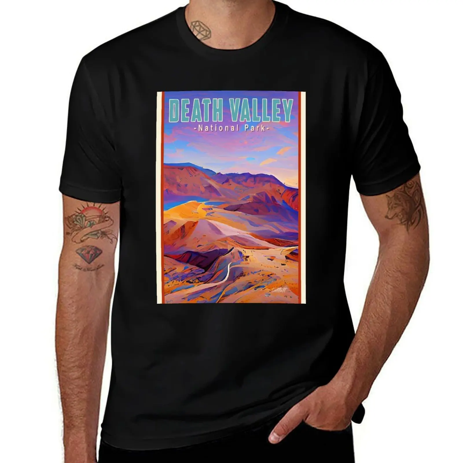 Nevada California Travel Death Valley National Park - Death Valley T-Shirt Soft Durable Cotton T-Shirt