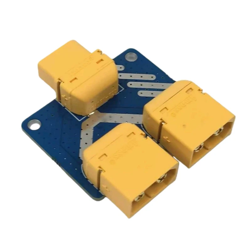 1PC XT60 Dual Battery Parallel Connection Capacity Expansion Module 2000W Load Current for RC Model/Robot DIY Modification Parts