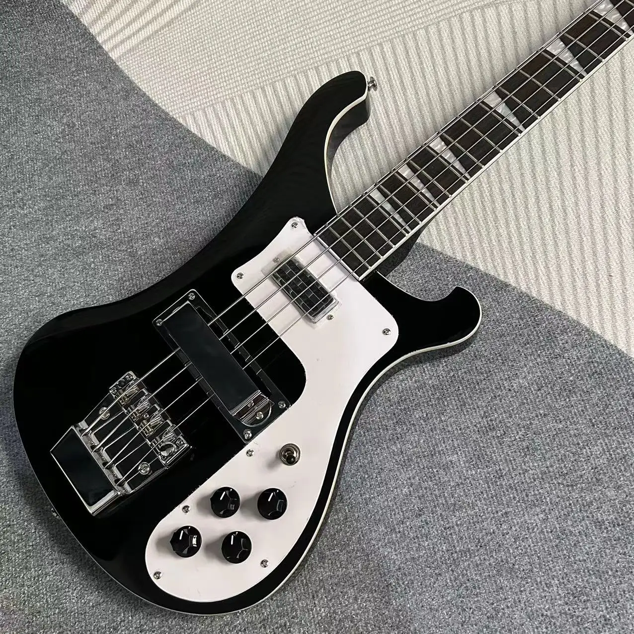 Rickenbacker 4003 Bass Electric Guitar Black Color Basswood Body Rosewood Fretboard High Quality Guitarra Free Shipping Gleeson