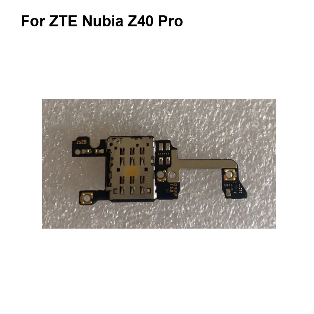 

Tested Good MIC Microphone Board SIM Card Slot Tray Holder For ZTE Nubia Z40 Pro Phone Flex Cable Replacement Z 40 Pro