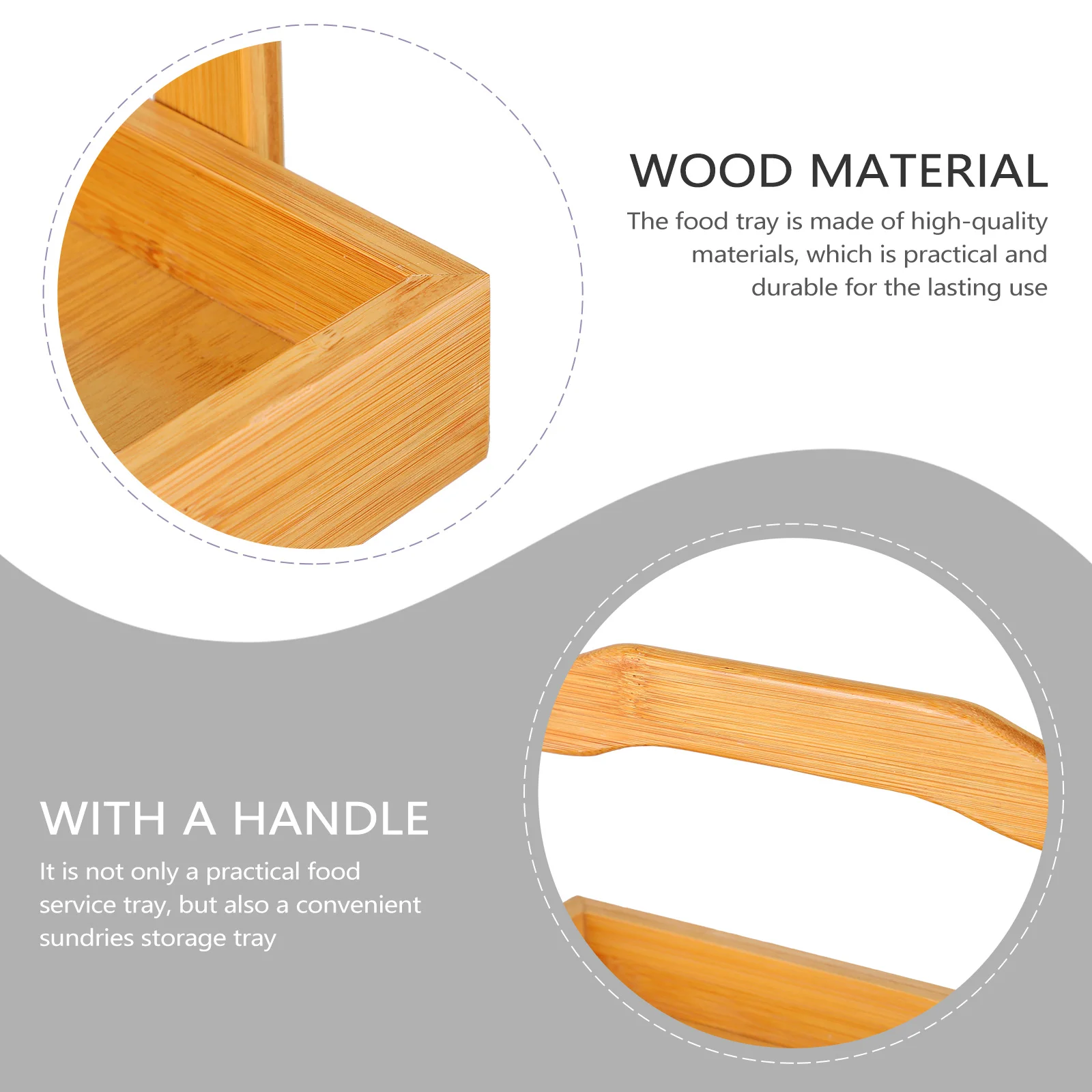 

Wooden Bread Tray Food Platter Dessert Storage Container Snack Plate High Quality Natural Appearance Practical Sushi