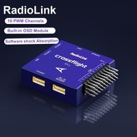 RadioLink Crossflight Flight Controller For FPV Helicopter Airplane Car Boat 10PWM FC with OSD Module TS100 GPS M10N M8N 2-12S