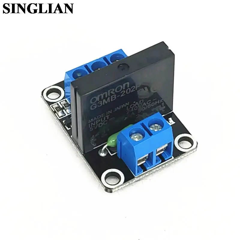 1 Channel 5V Low Level Solid State Relay Module With Fuse 1-channel Solid State Relay 250V2A For Arduino